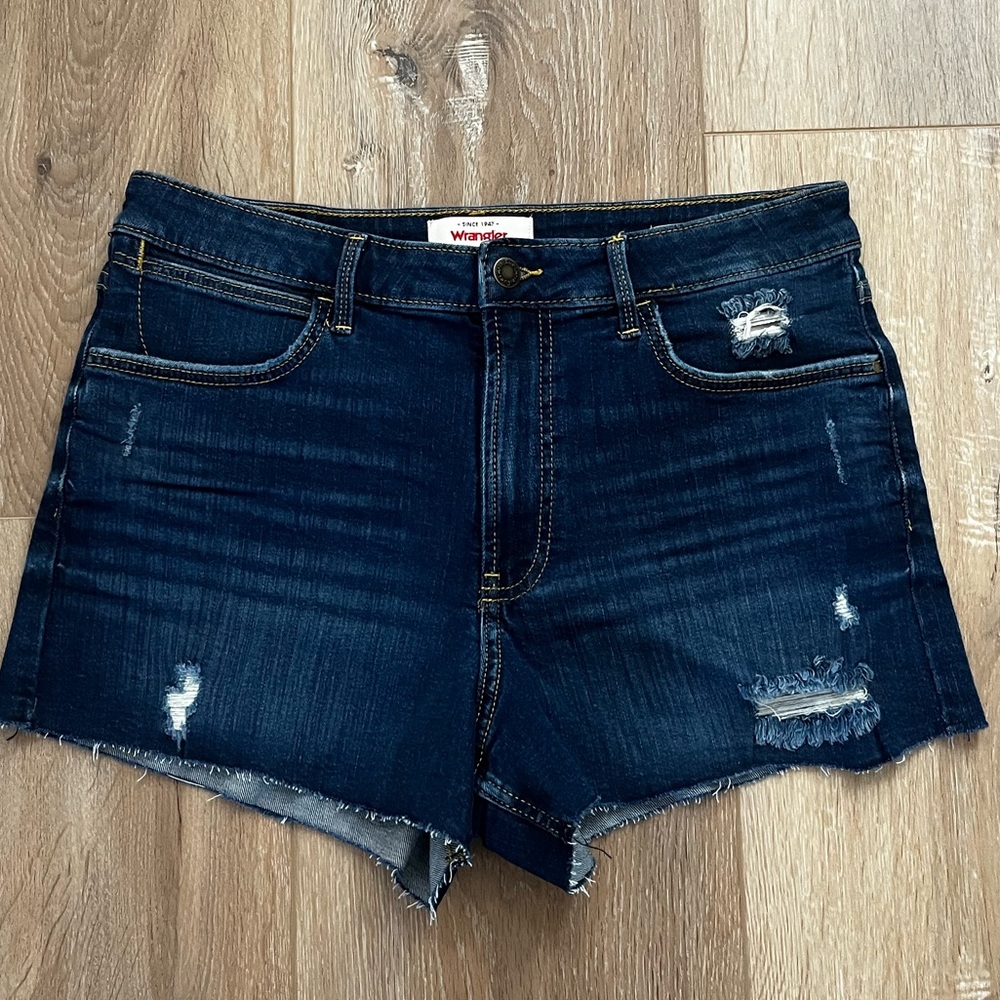 Women's Distressed Denim Shorts